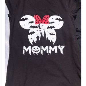 Daddy mommy Mickey and Minnie Halloween shirts